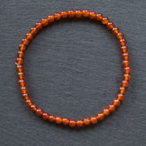 4mm Carnelian Energy Bracelet