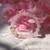 Rose Quartz Beads Bracelet