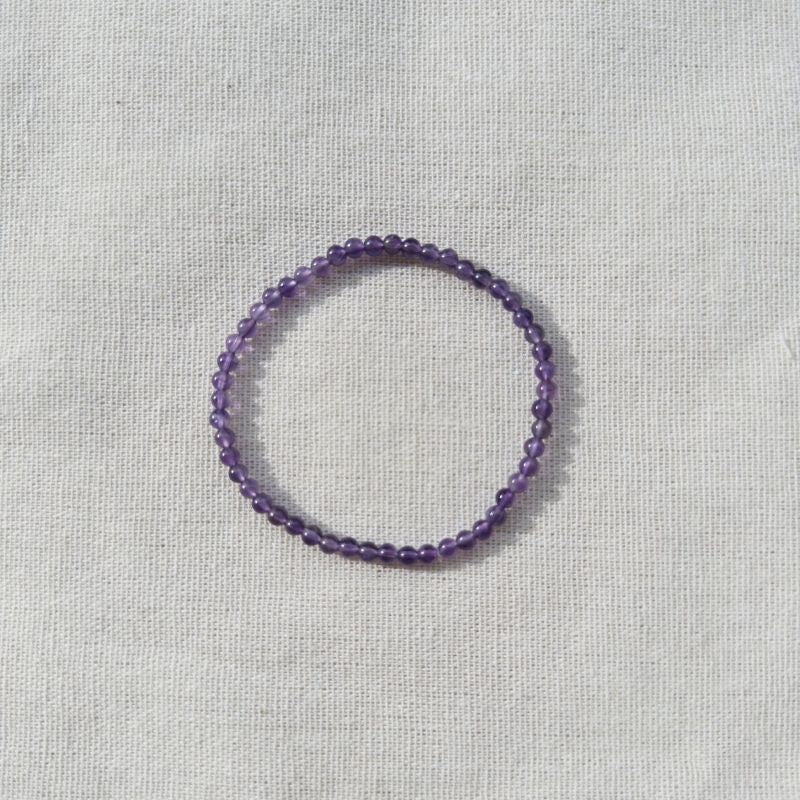 4mm Amethyst Energy Bracelet