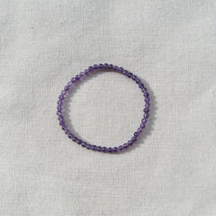 4mm Amethyst Energy Bracelet