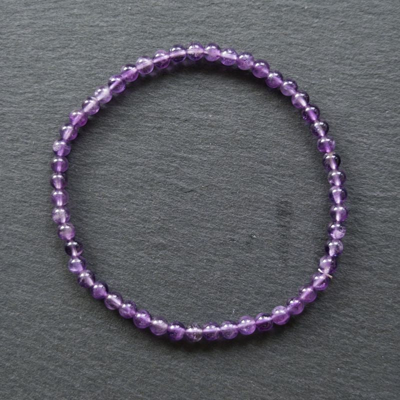 4mm Amethyst Energy Bracelet