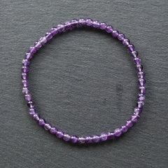4mm Amethyst Energy Bracelet
