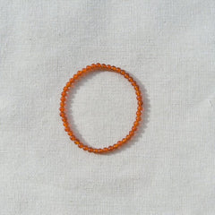 4mm Carnelian Energy Bracelet